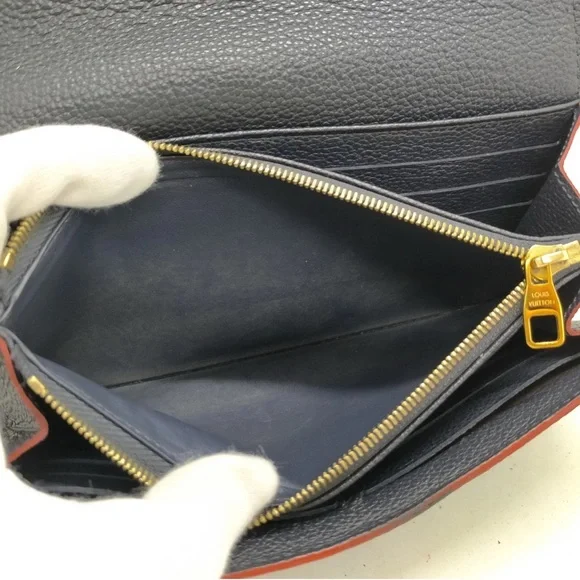 Louis Vuitton Black Leather Wallet Sleek Design - Picture 6 of 10